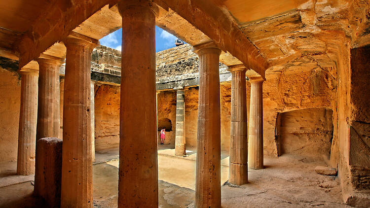 Roam ancient ruins at the Tomb of Kings