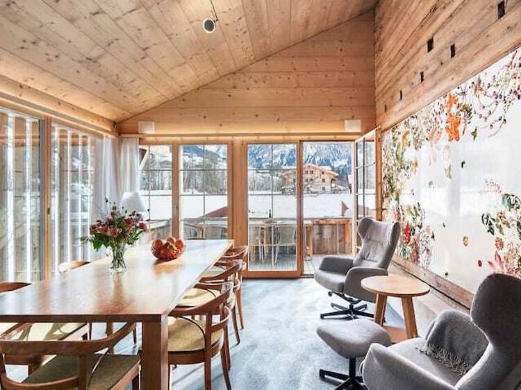 The Modernist Chalet: Glass-Walled Gstaad Retreat