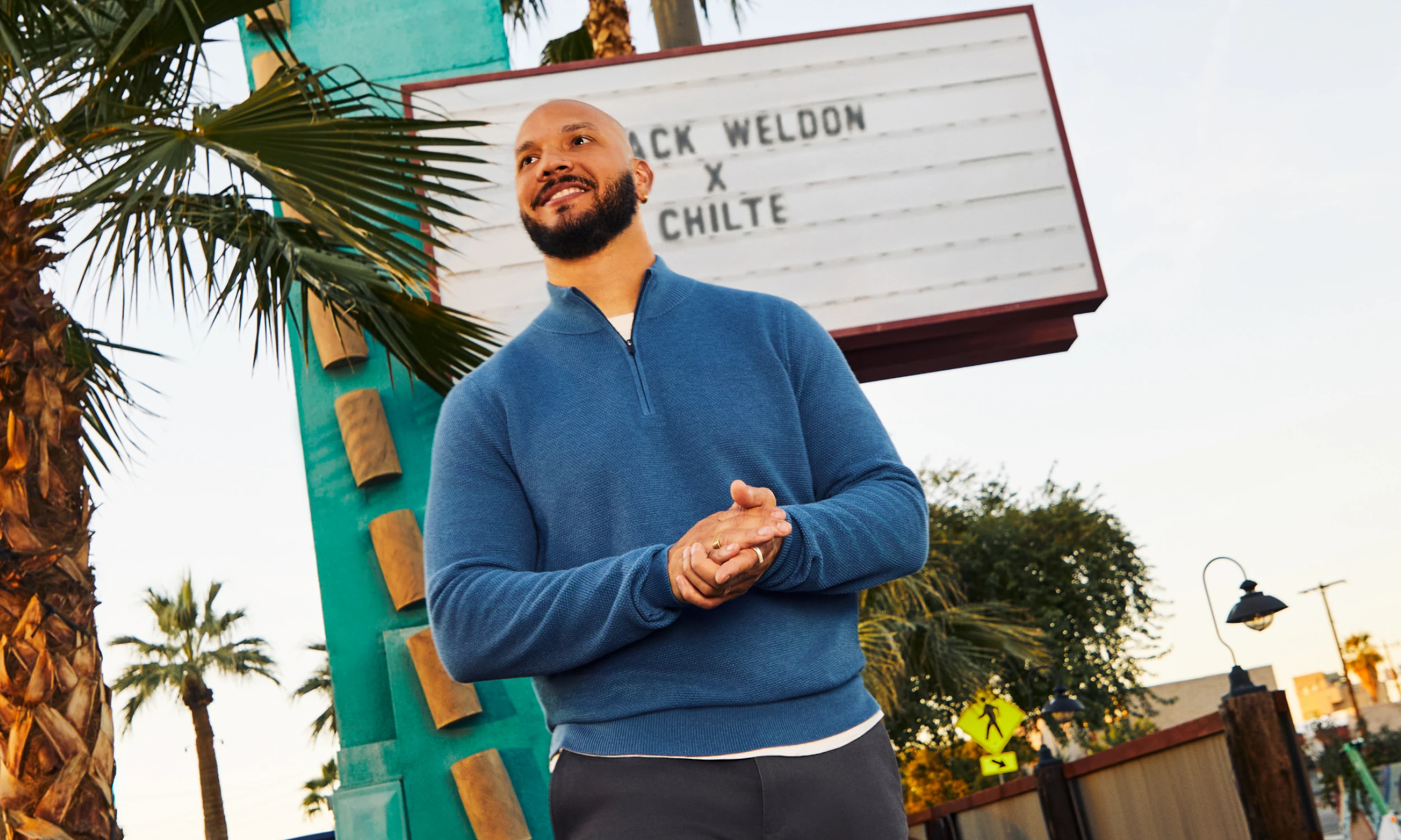 Mack Weldon branded article L.T. Smith Chilte