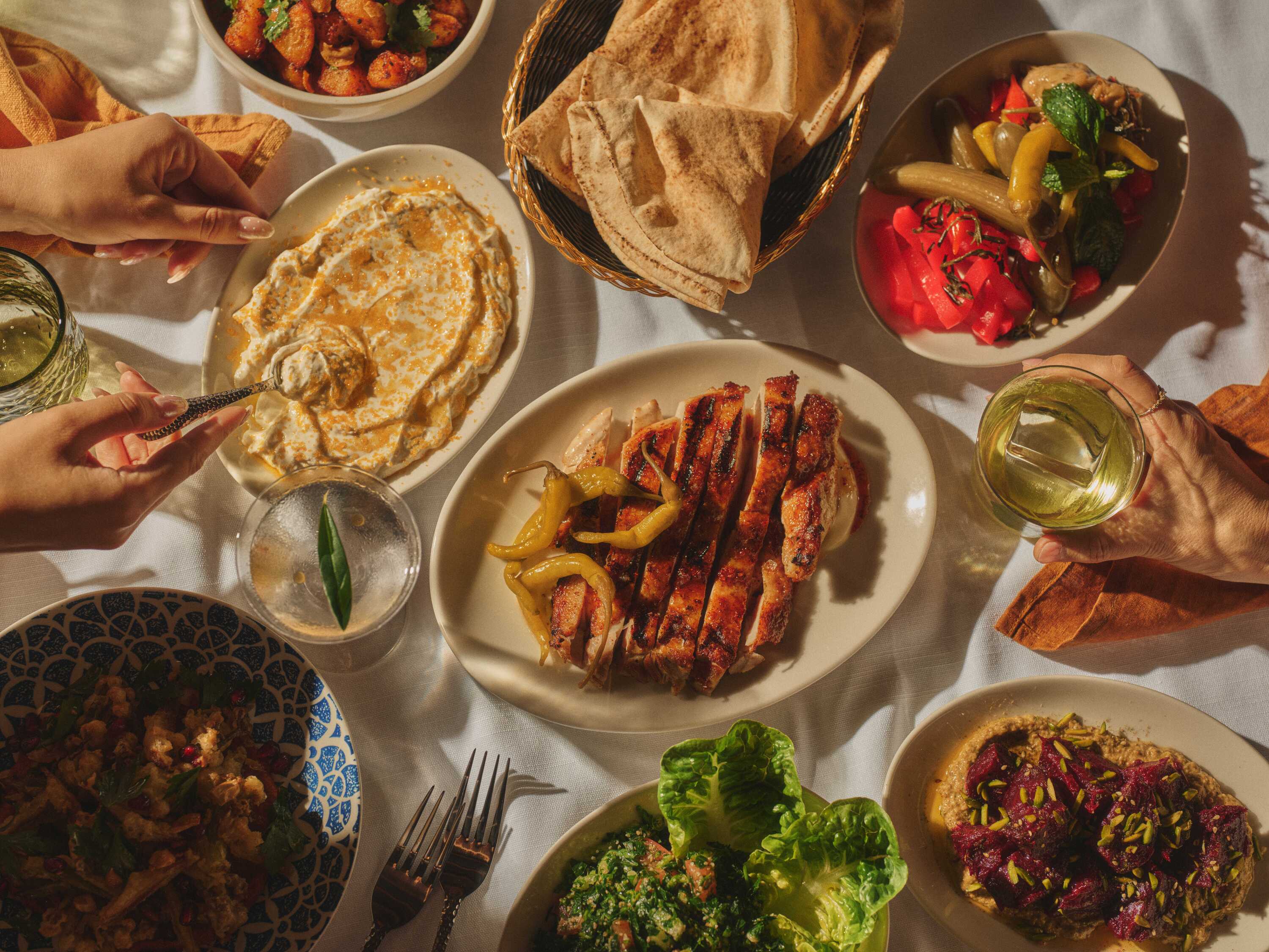 This new restaurant in a historic Sydney building is inspired by Beirut-style family feasting