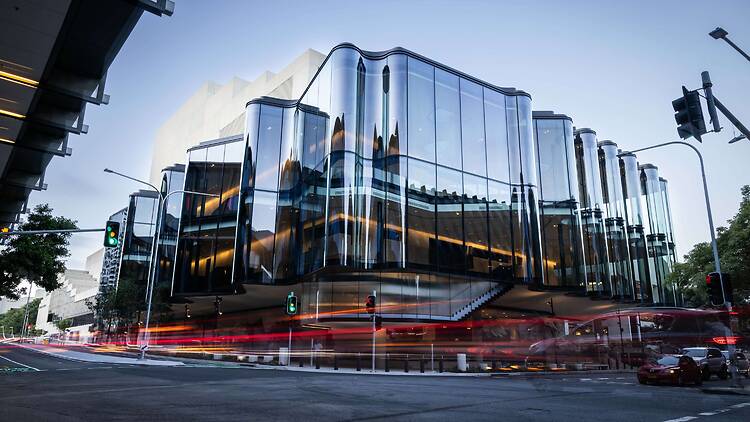 Exterior of glasshouse theatre