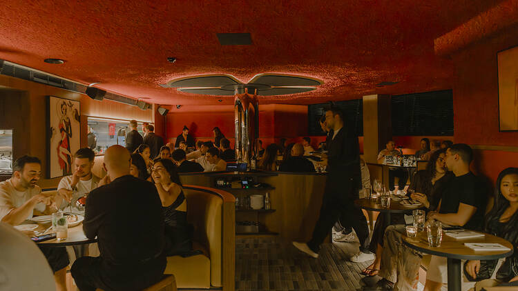 Besa Inside the Besa dining room