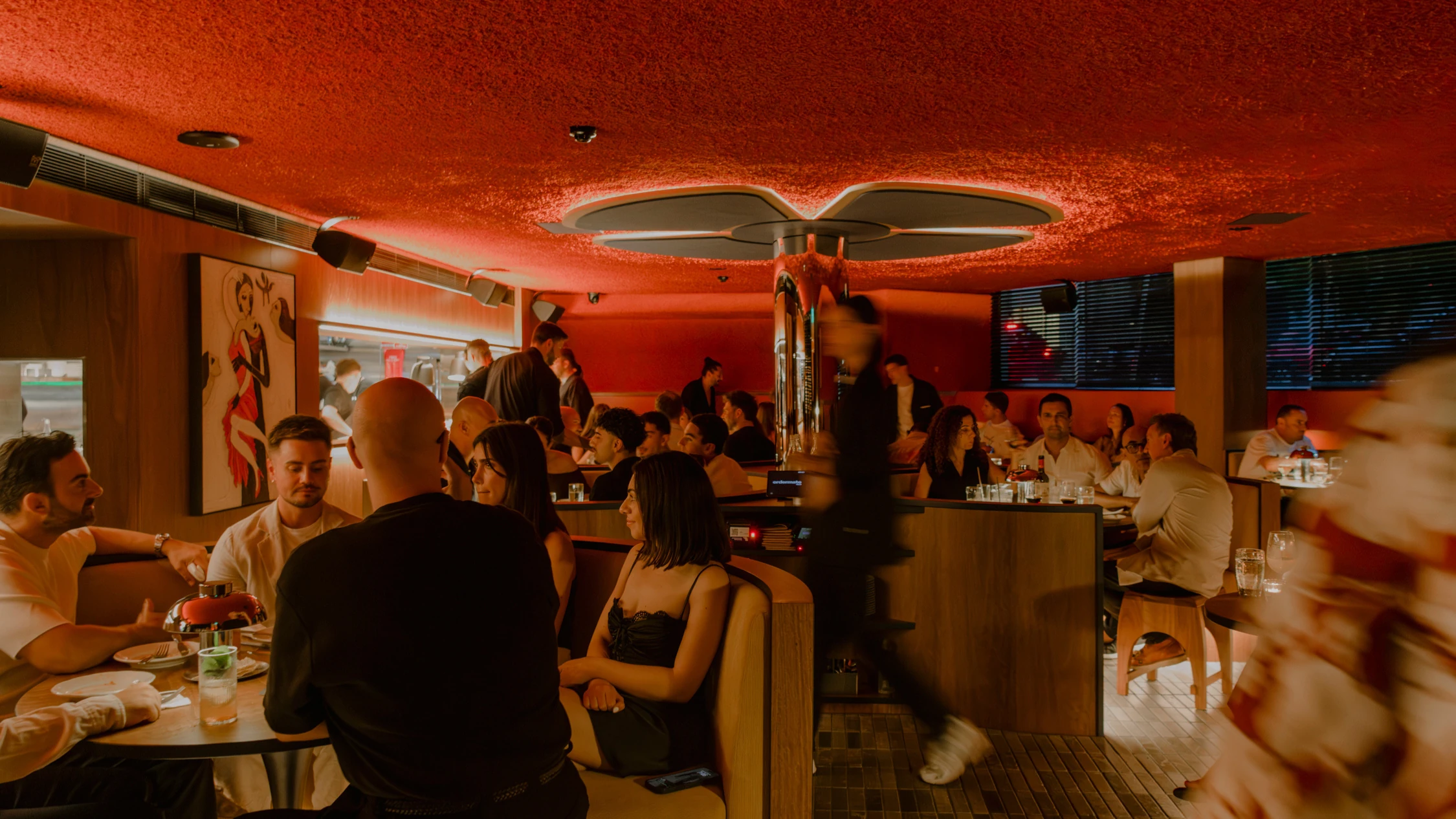 Inside the Besa dining room