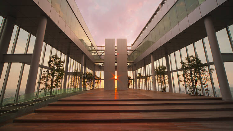 Unwind at the open-air Sky Garden