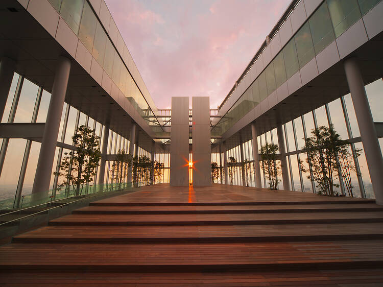 Unwind at the open-air Sky Garden