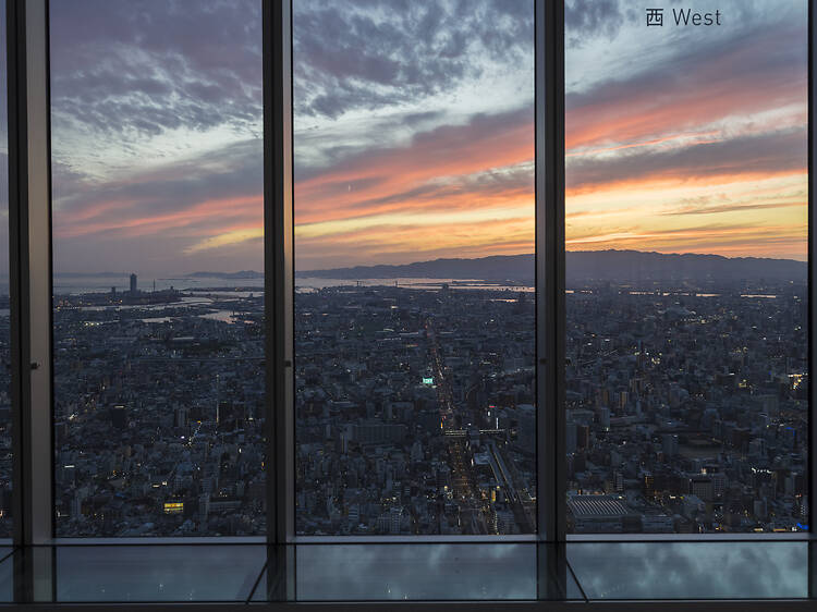 Take in sweeping views of Osaka and beyond atop one of Japan’s tallest skyscrapers