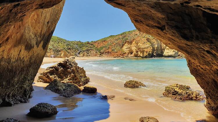 Childers Cove Cave leading to beach