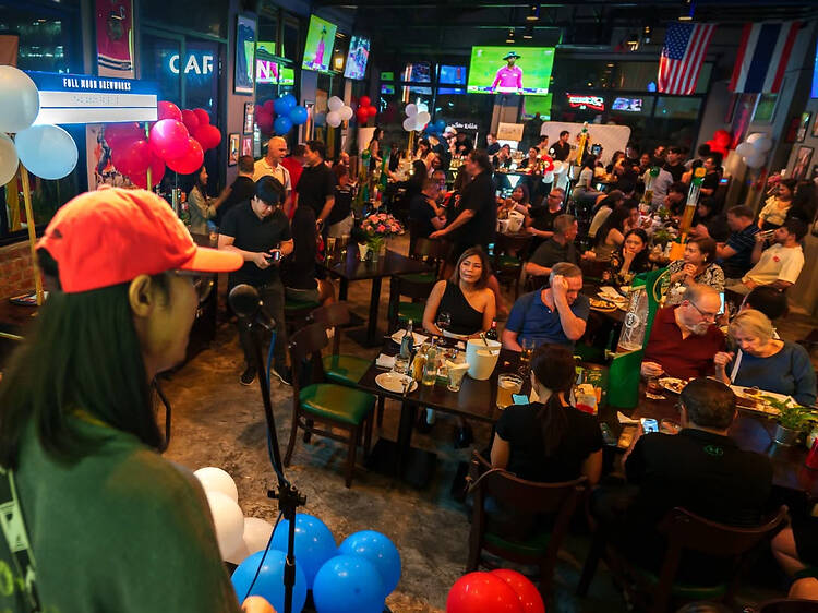 Stack pints and sing ironically-then-sincerely at The Upper Deck