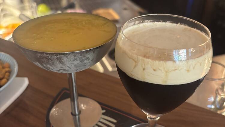 Cocktails at Three Horses.