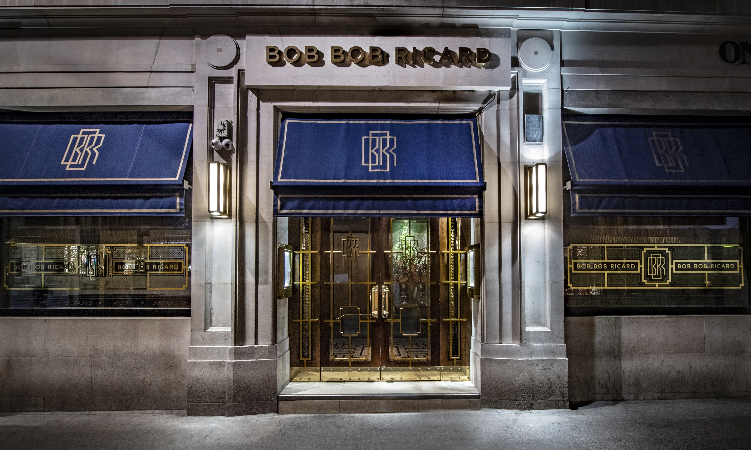 street view of entrance to Bob Bob Ricard Soho