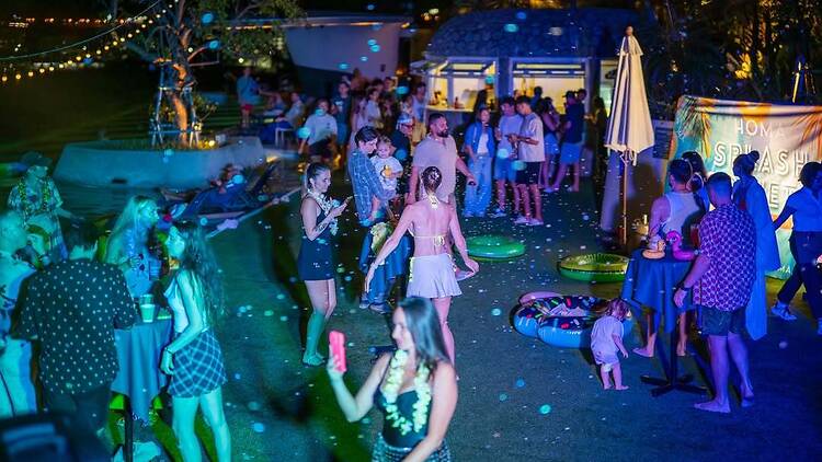 Frolic with the fam at HOMA’s longest pool party