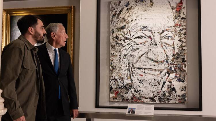 Apresentação do retrato oficial do Presidente da República