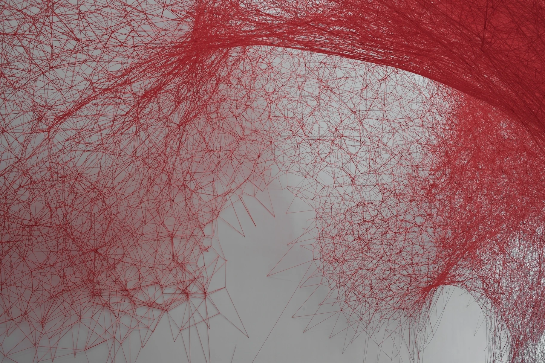 A new site‑specific installation by Japanese artist Chiharu Shiota titled The Network Within
