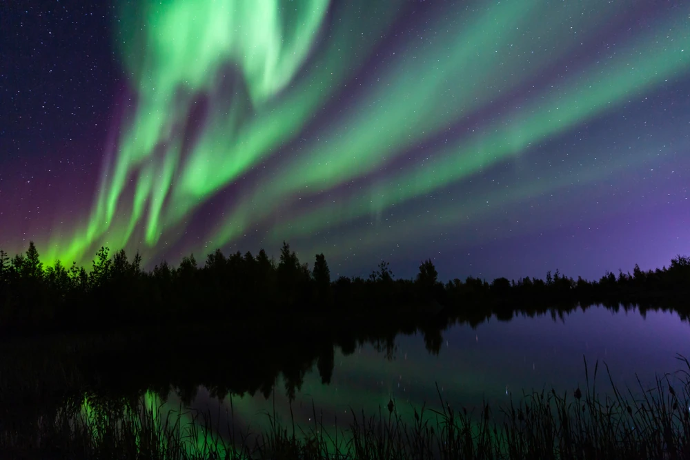 Northern lights in Scotland