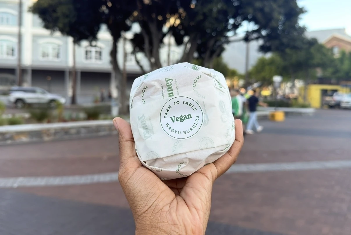 Vegan Zuney Burger option