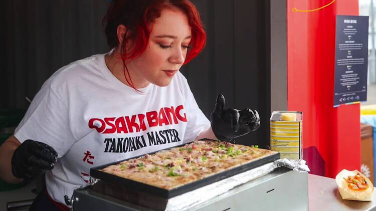 Jasmine Angel, jefa australiana del takoyaki de Osaka Bang 