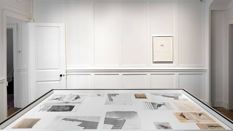 Installation view, ‘Conceptual Art and Christine Kozlov’ by Raven Row. Photograph by Marcus J Leith