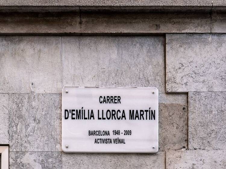 Superdones amb nom de carrer