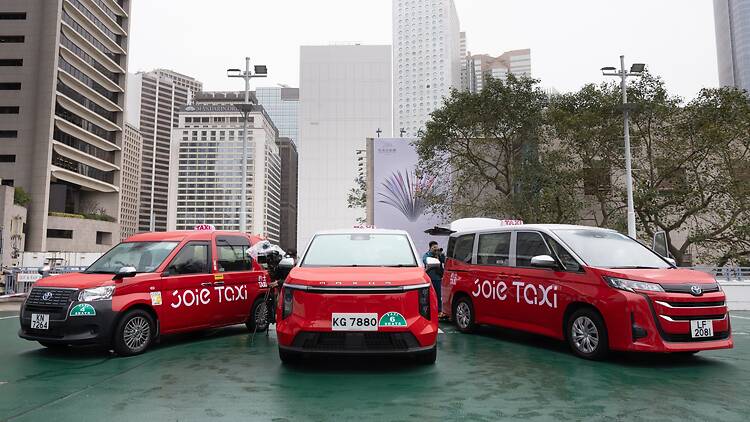Hong Kong cabs taxi fleet Joie