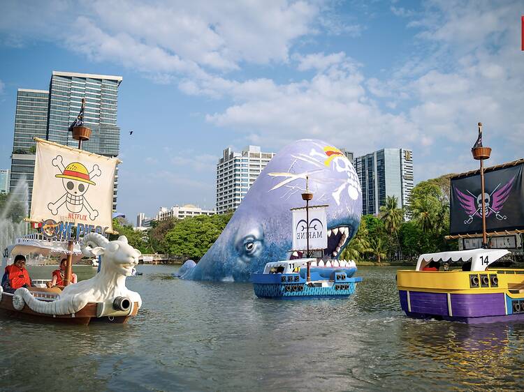 สานฝันราชาโจรสลัด! Netflix เนรมิตสวนลุมพินีให้กลายเป็นโลกของ One Piece