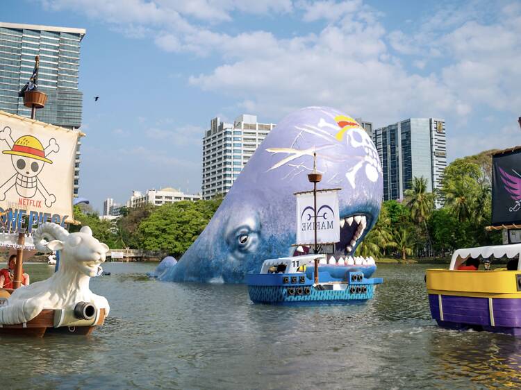 สานฝันราชาโจรสลัด! Netflix เนรมิตสวนลุมพินีให้กลายเป็นโลกของ One Piece