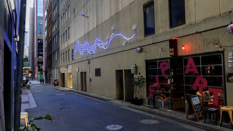 Lightstream Project at YCK Laneways