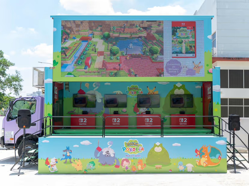 This roaming Pokémon truck is bringing Switch 2 gaming stations to malls across Singapore till June