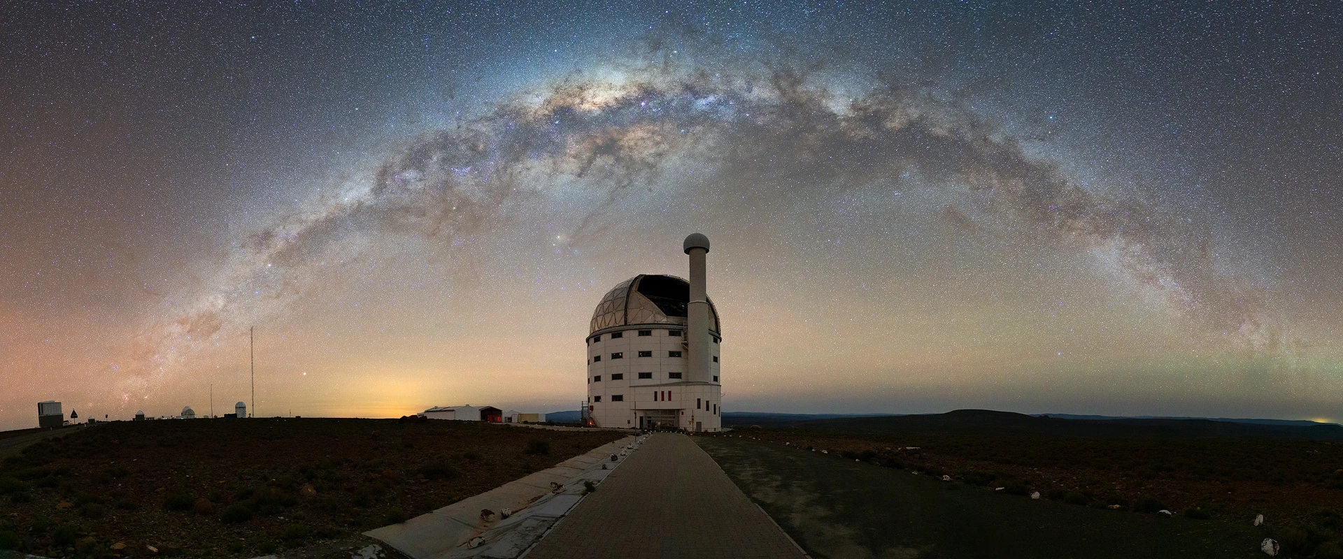 SAAO&rsquo;s Sutherland facility in the Karoo. 