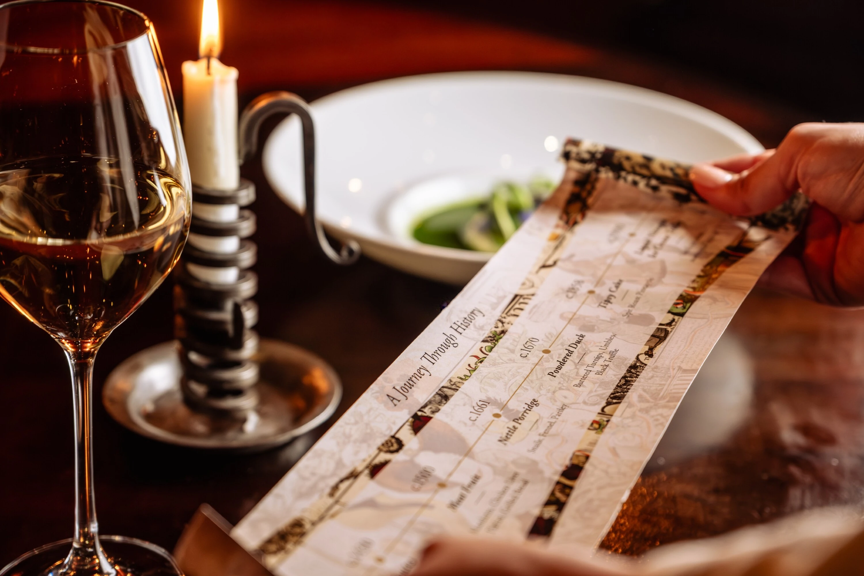 A Journey Through History menu by Heston Blumenthal