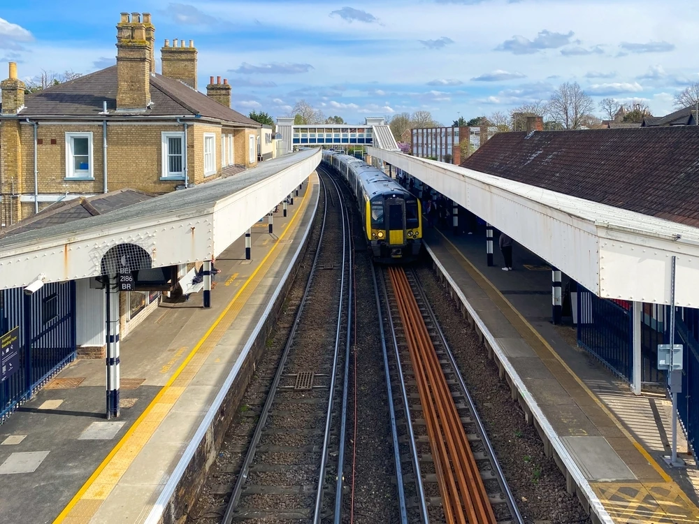 Staines station, England
