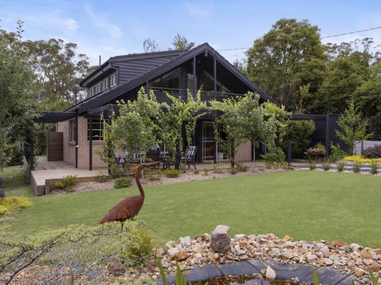 The whimsical woodland cabin: The Orchard A-Frame