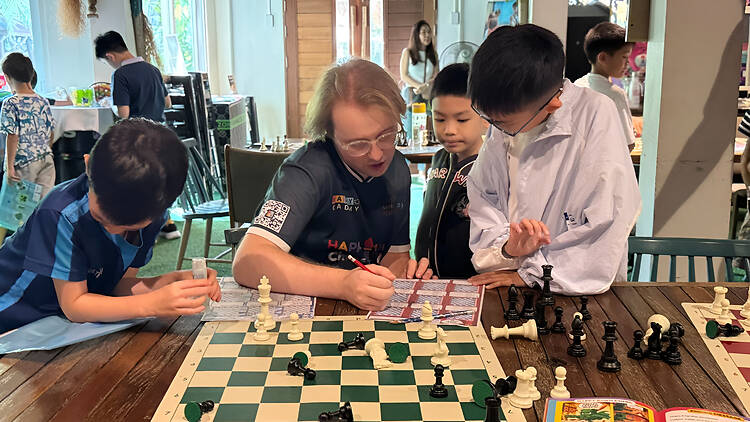 Happy Pawn Chess Club at Blue Parrot Bangkok