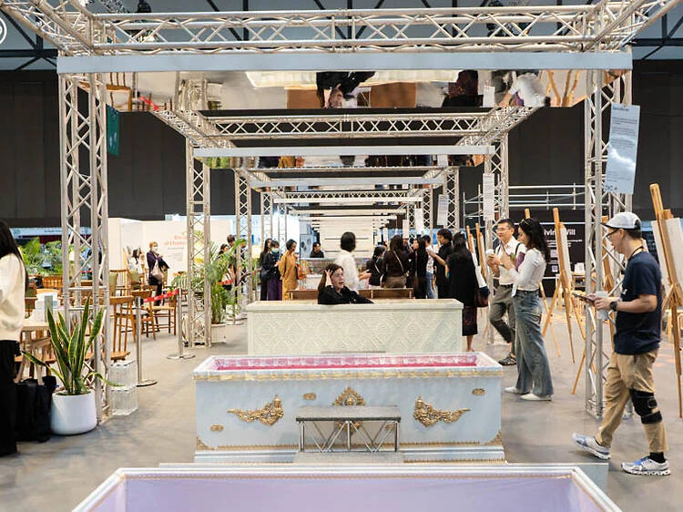 Chat playfully over coffins at the city’s biggest Death Fest