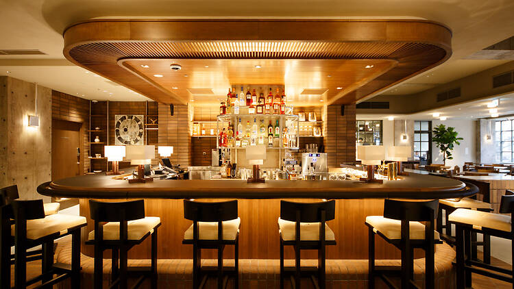 Tokyu Stay Shibuya Ebisu reception and bar