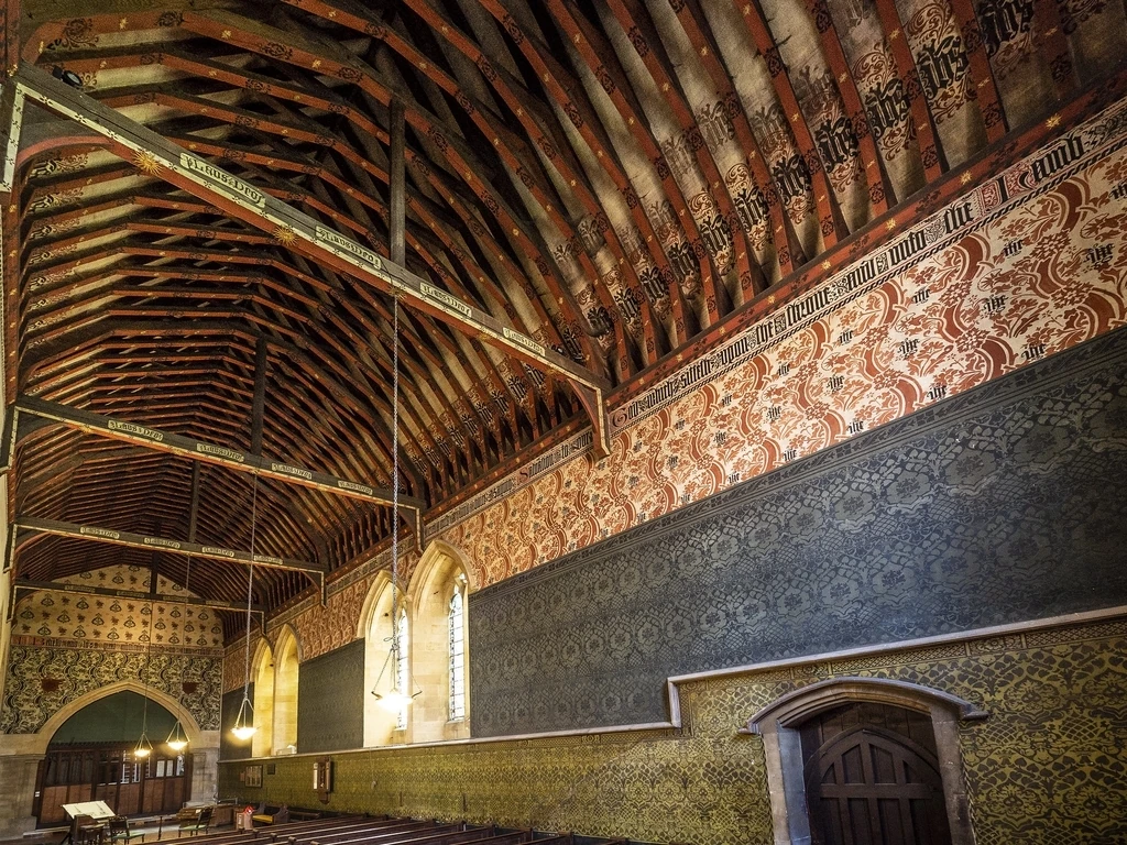 Interior of All Saints&lsquo; Church Cambridge 