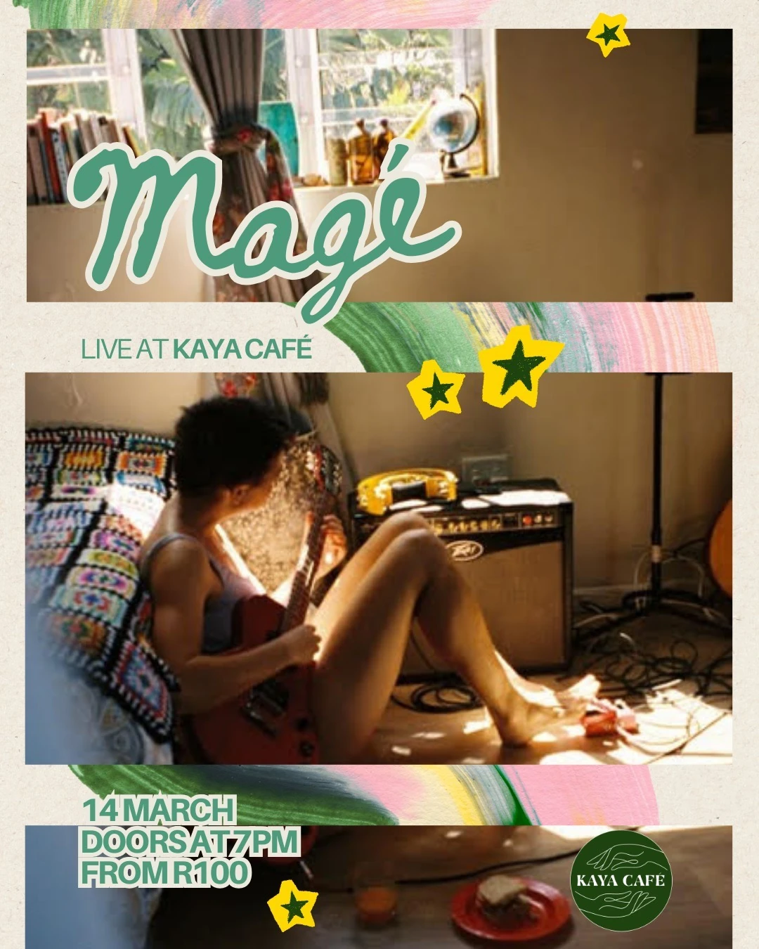 South African singer Mag&eacute;