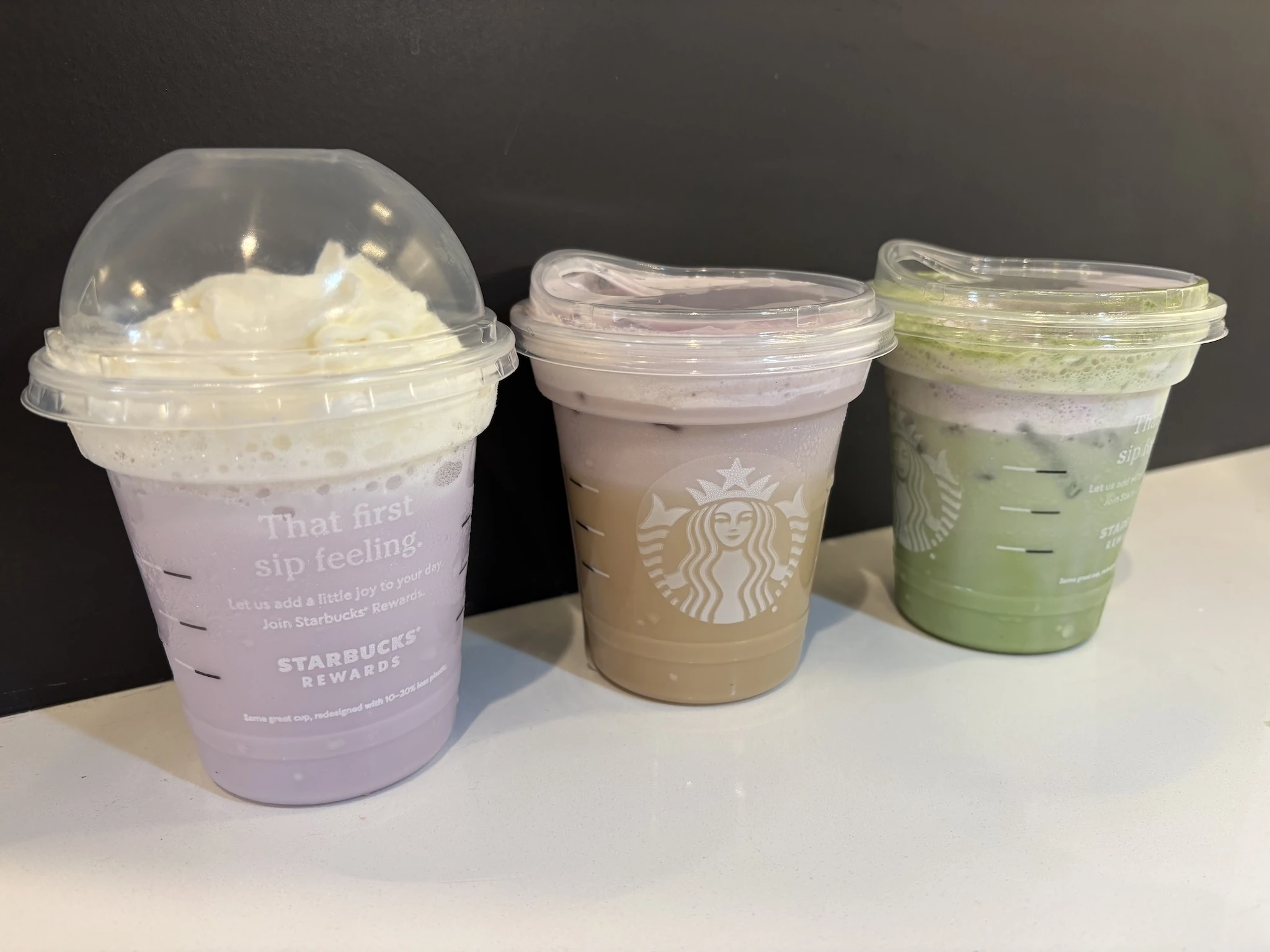 Starbucks lavender drinks
