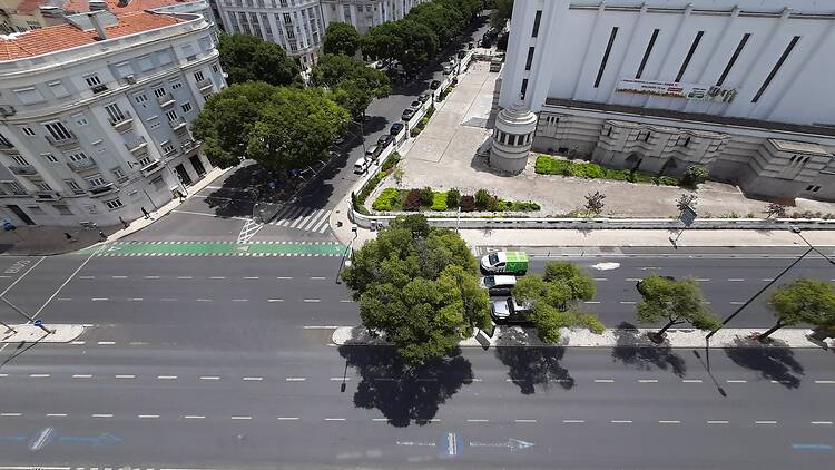 Ciclovia da Avenida de Berna em 2023