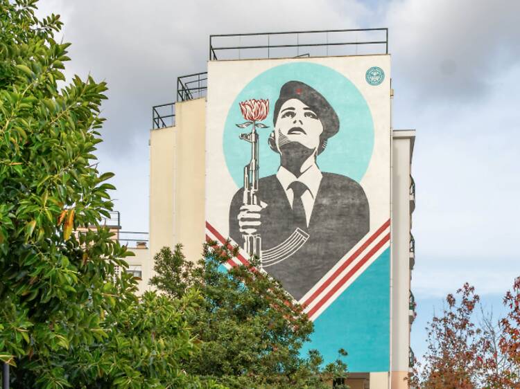 'Mulher Revolucionária', Shepard Fairey (Obey) 'Mulher Revolucionária', Shepard Fairey (Obey)