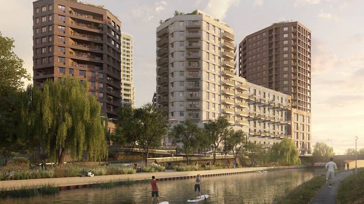 One of London’s biggest office buildings is getting transformed into a new neighbourhood One of London’s biggest office buildings is getting transformed into a new neighbourhood