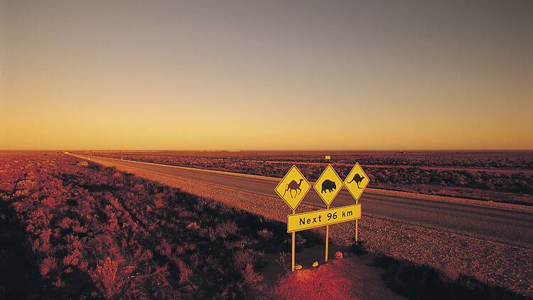 Long outback road