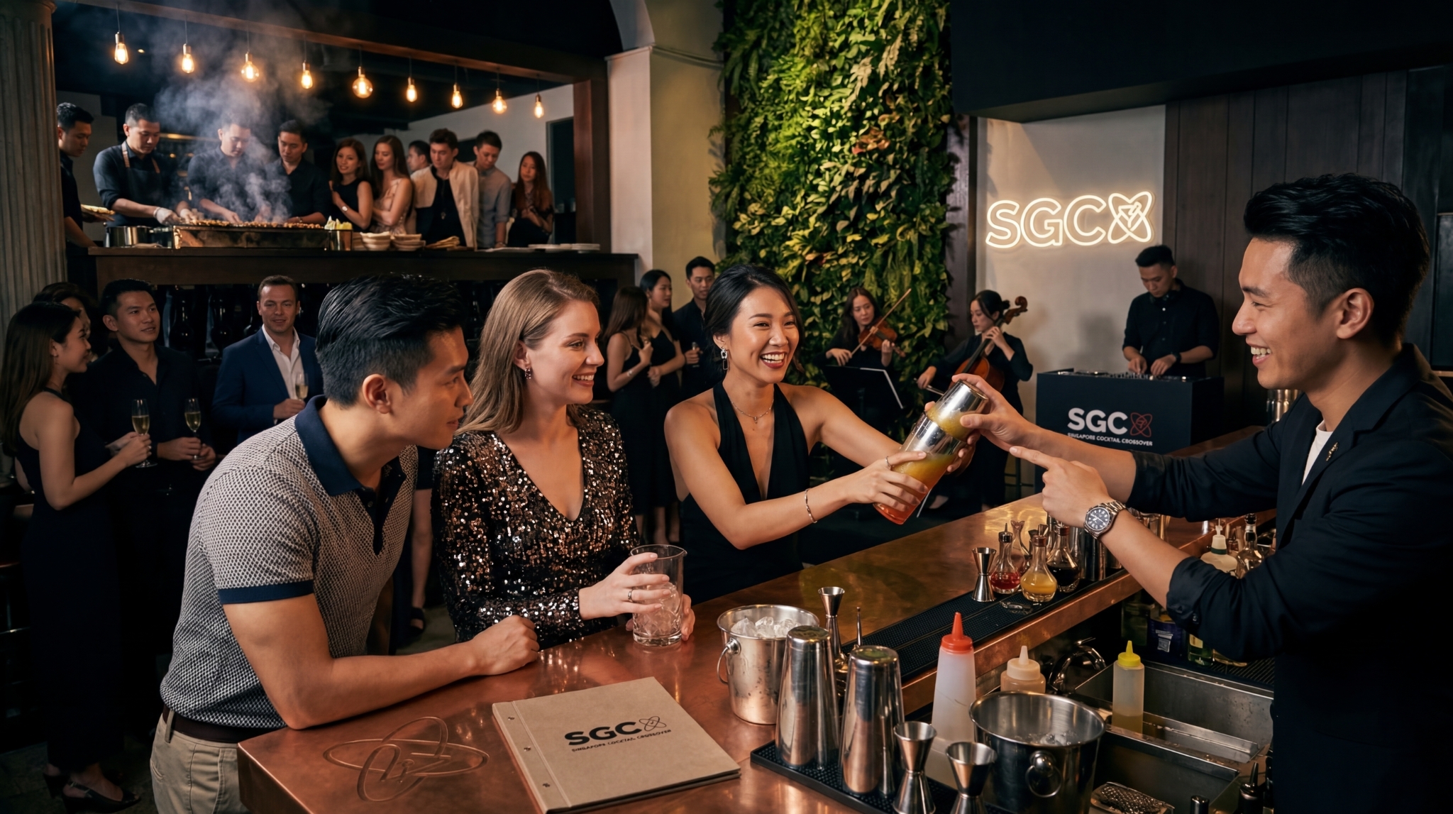 A six-day cocktail festival blending art, fashion and music is set to shake up Singapore this June