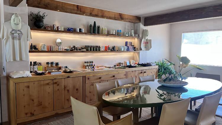 The small boutique in the lobby of the Hummingbird Inn in Ojai.