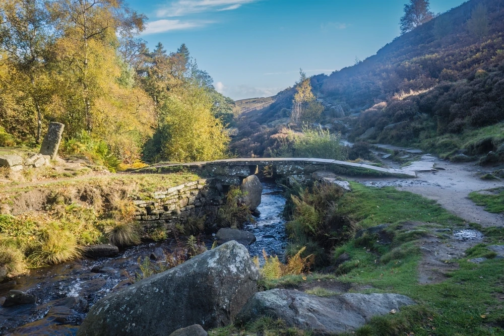 Footpath to Bront&euml; Falls in Yorkshire