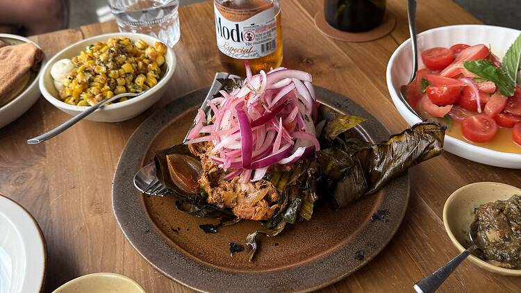 Cochinita pibil at Papalote