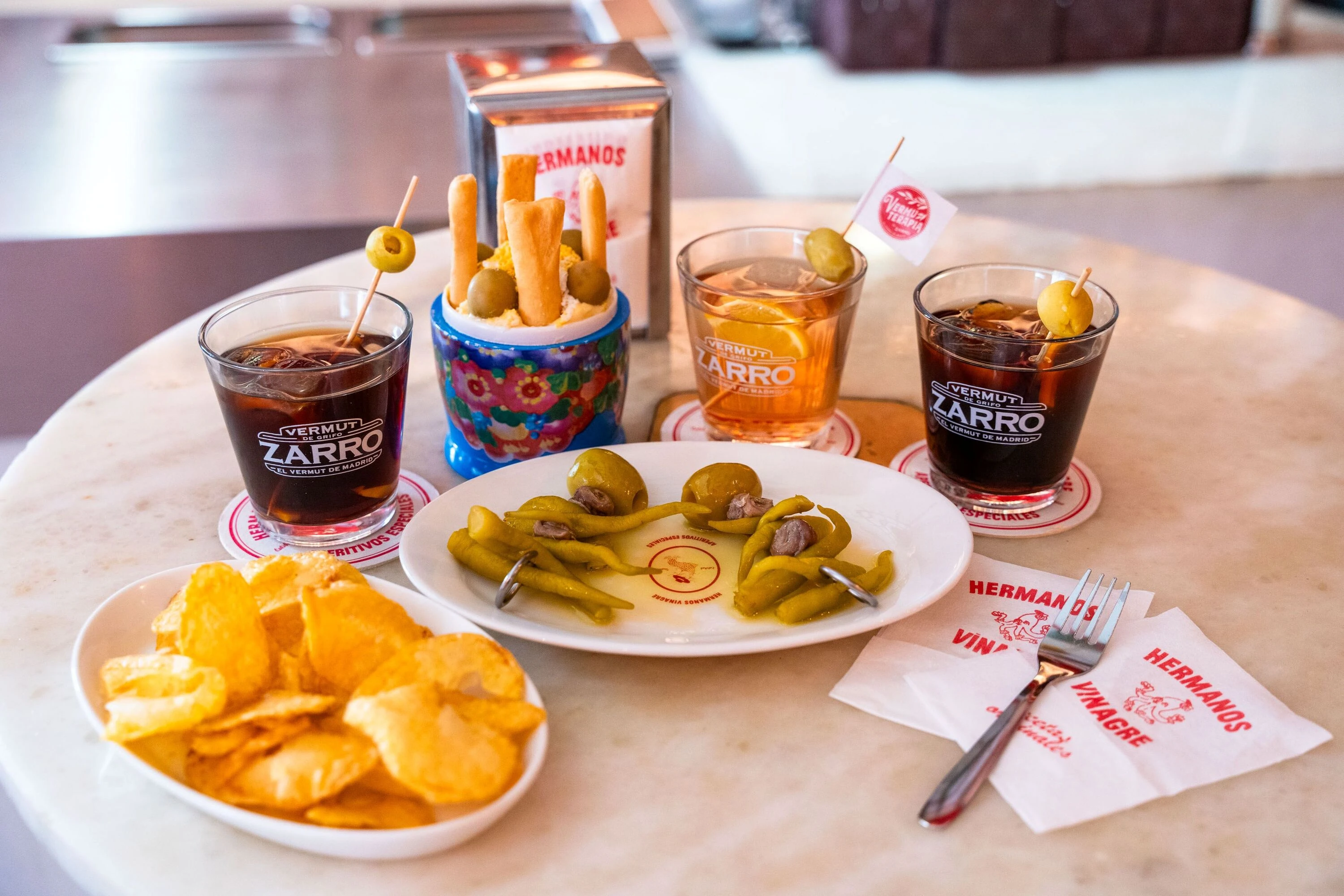 Vermut Zarro y Hermanos Vinagre