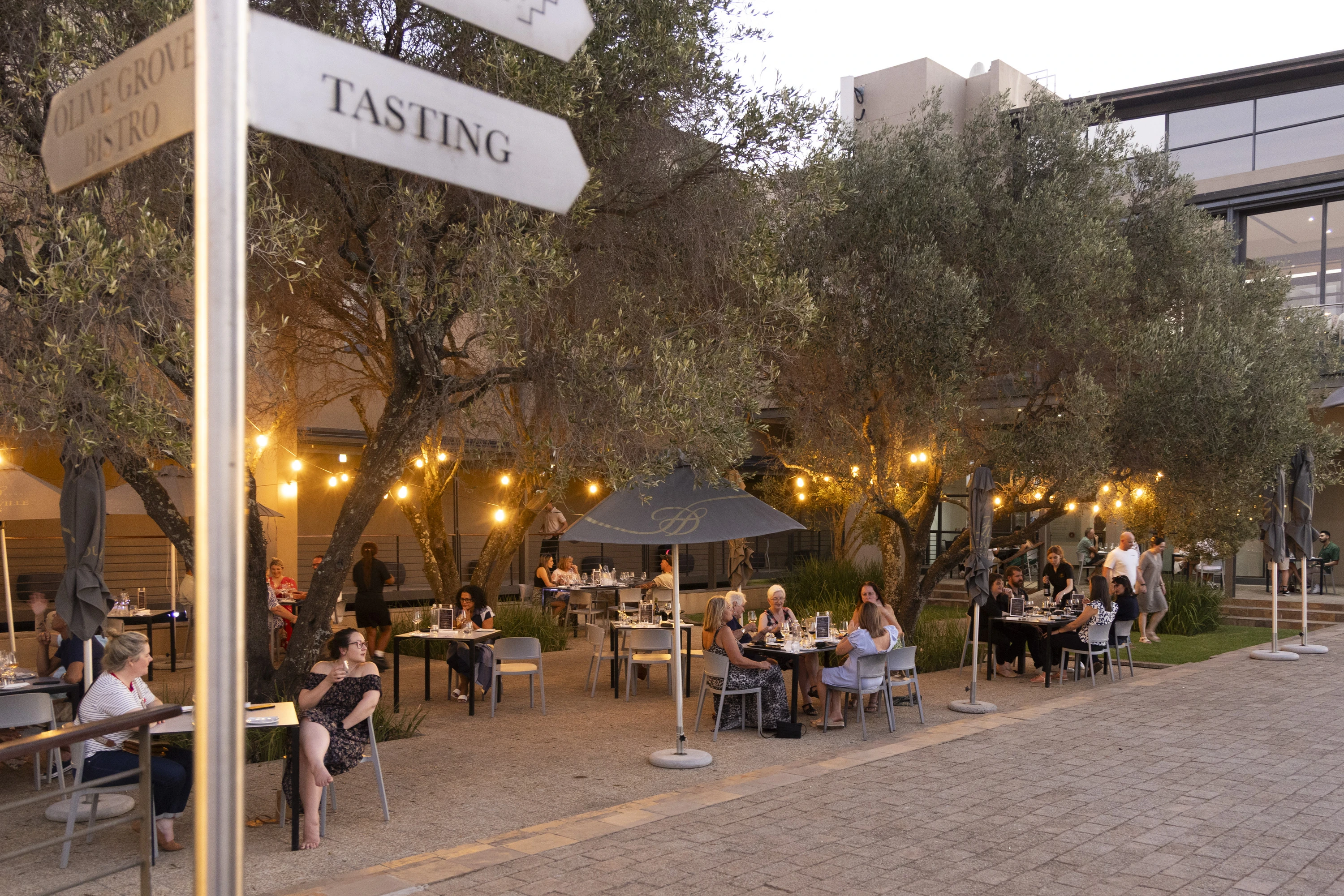 Olive Grove Bistro at Durbanville Hills.