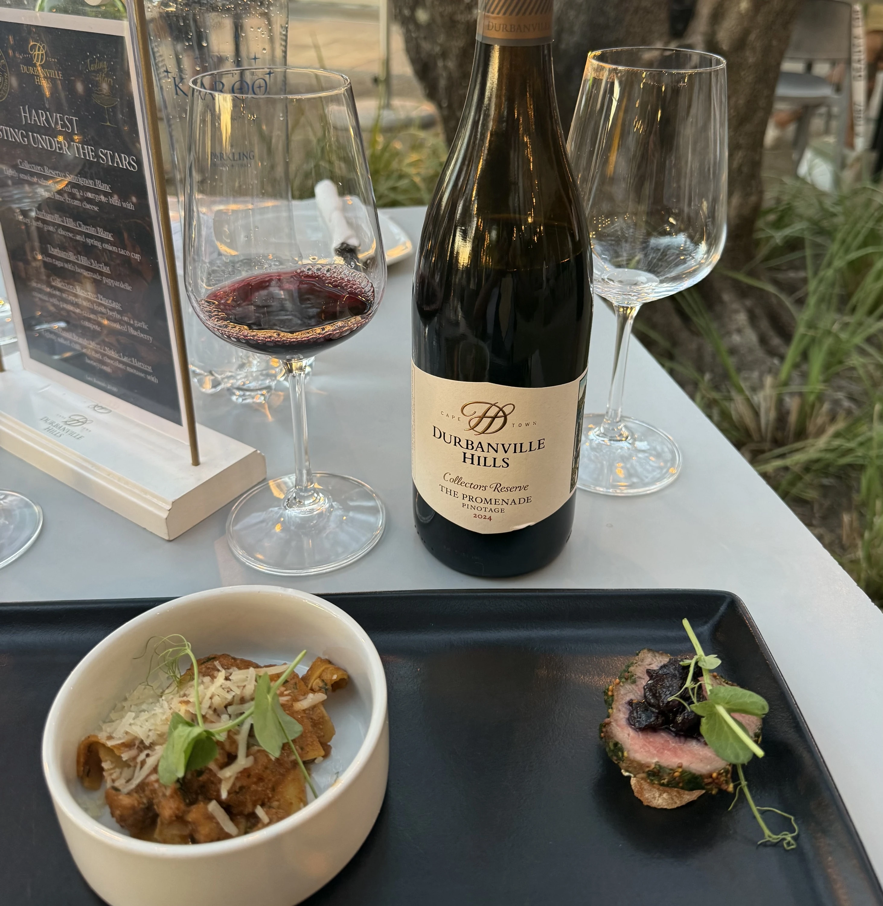 Durbanville Hills tasting under the stars.