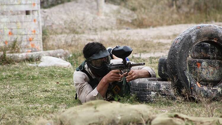 Paintball: guerra entre amigos en escenarios de película