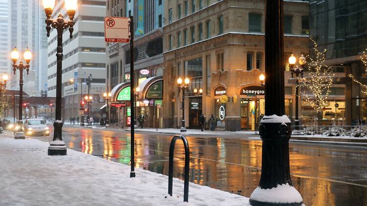 Chicago in the winter Chicago in the winter